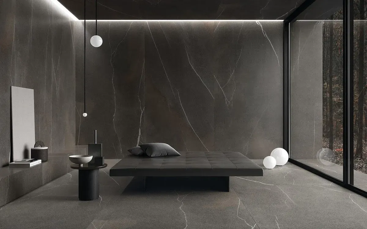 Коллекция Stone Marble Brown в интерьере