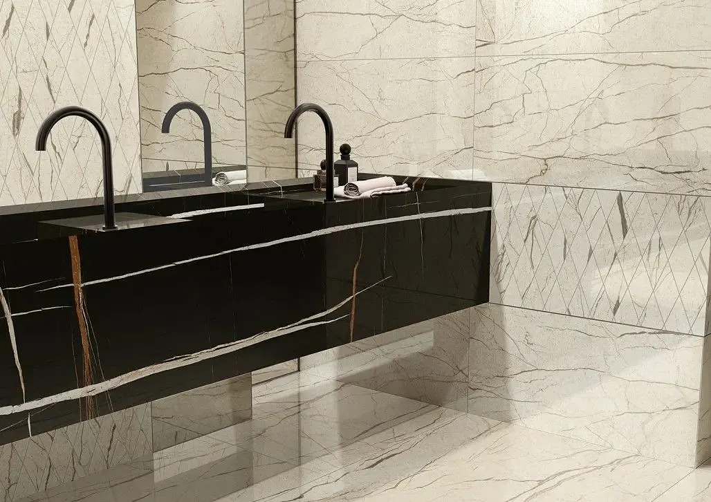 Stone Nero Marquina в интерьере