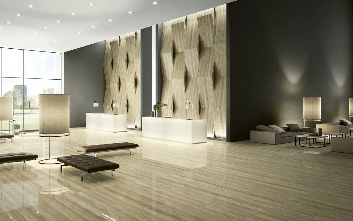 Stone Travertino в интерьере