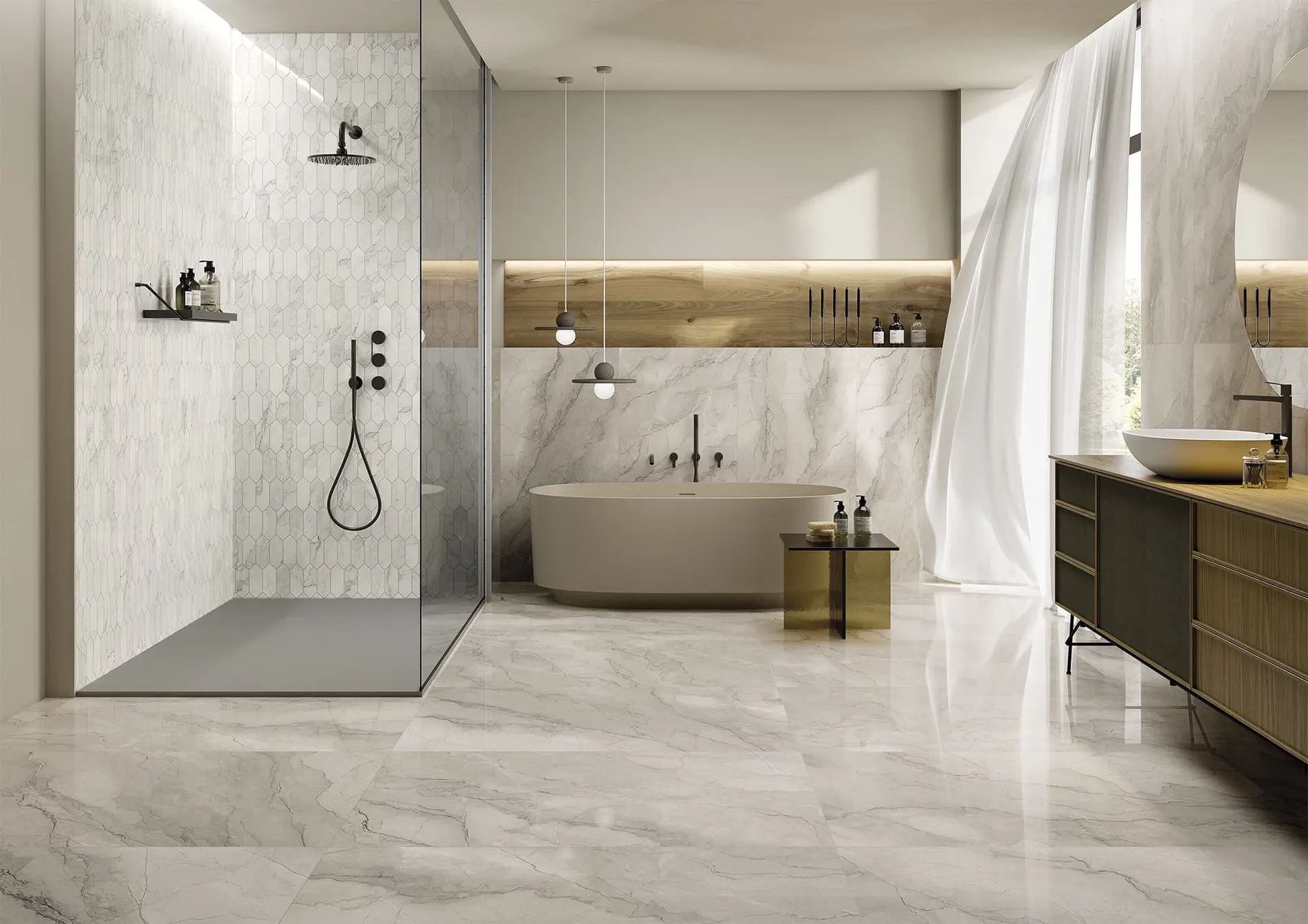 Коллекция Bolgheri Stone в интерьере