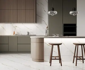 Calacatta Sharp Gold — интерьер 3