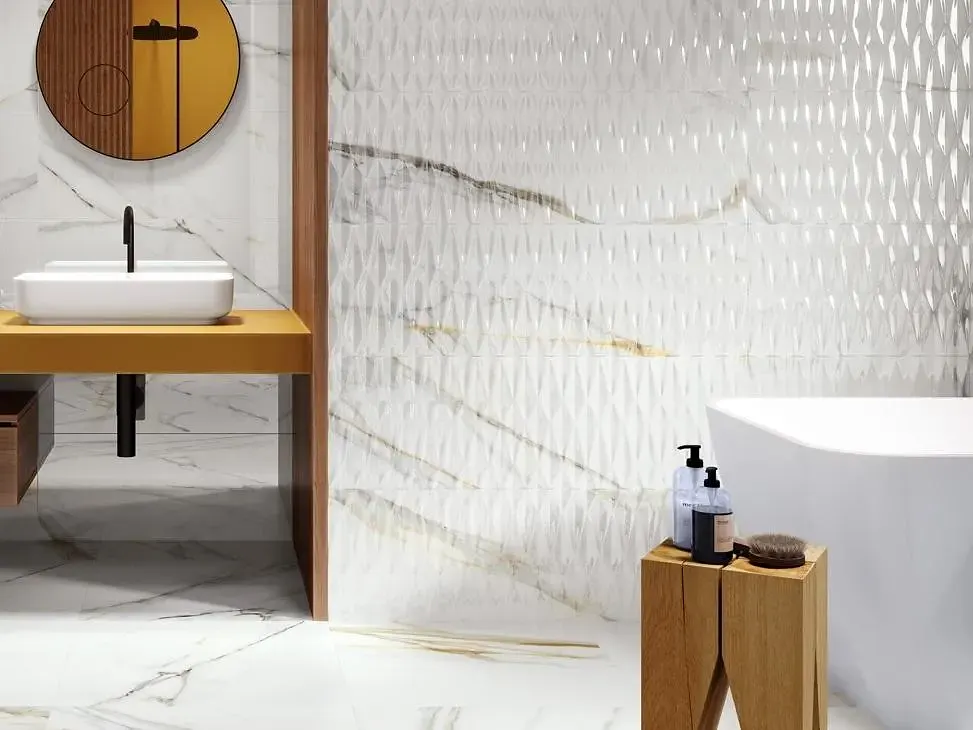Коллекция Calacatta Gold в интерьере