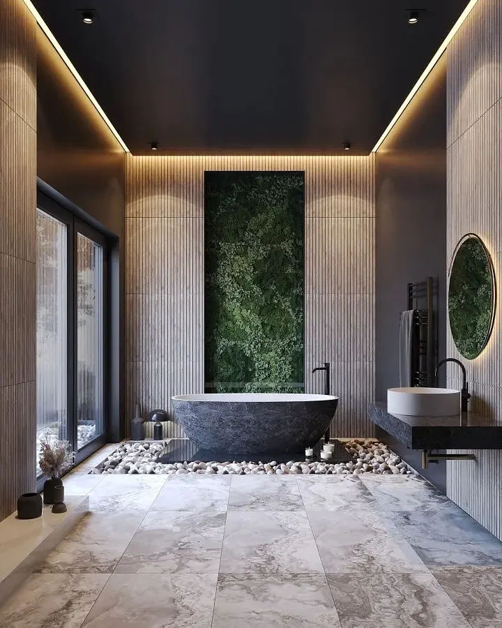 Интерьер с плиткой Eurotile