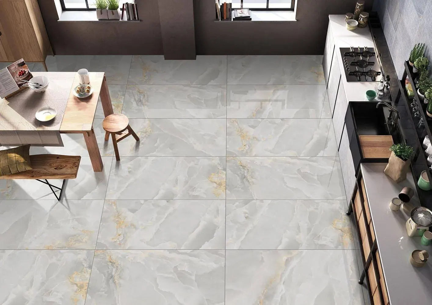 Коллекция 60X120 Polished в интерьере