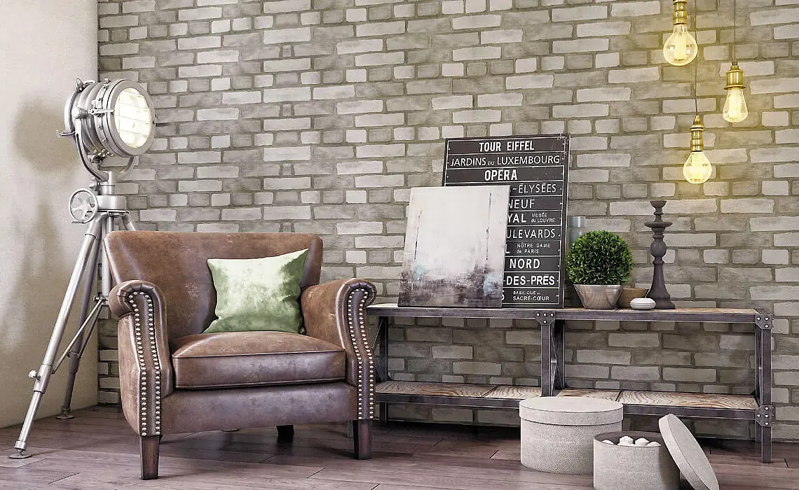 Интерьер с плиткой Imperator Bricks