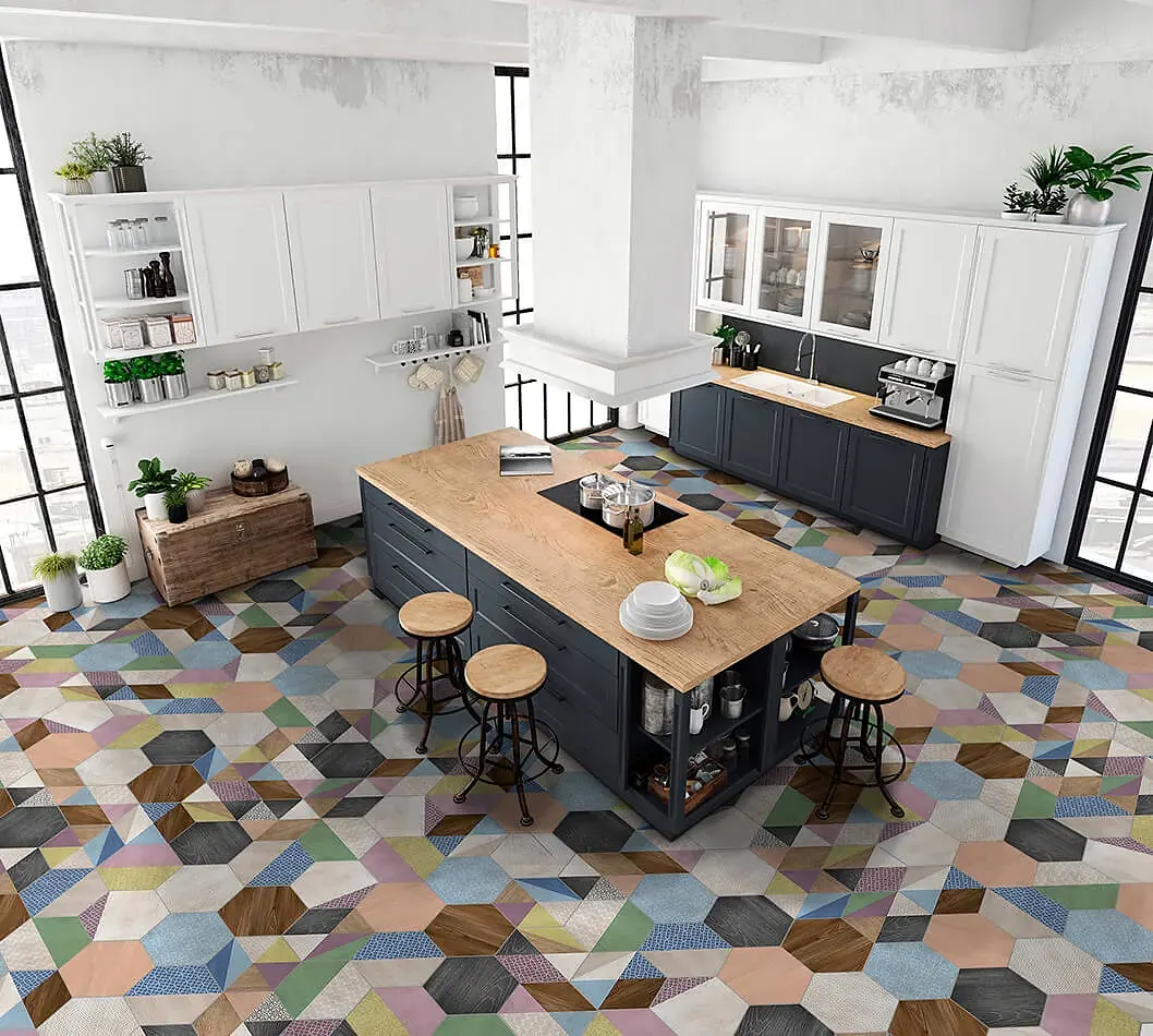 Коллекция Art Deco Hexa в интерьере