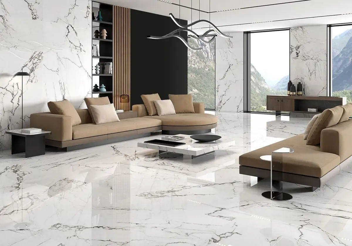 Коллекция Calacatta Black в интерьере