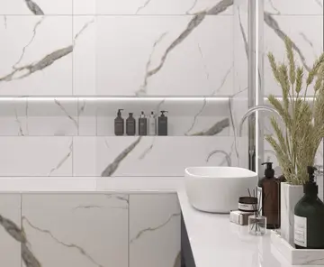 Golden White Statuario — интерьер 5