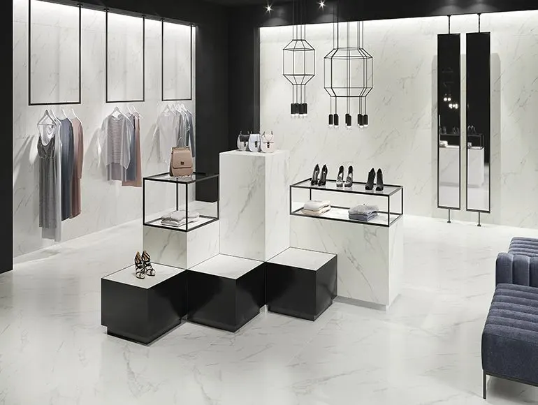 Коллекция Calacatta Marble в интерьере