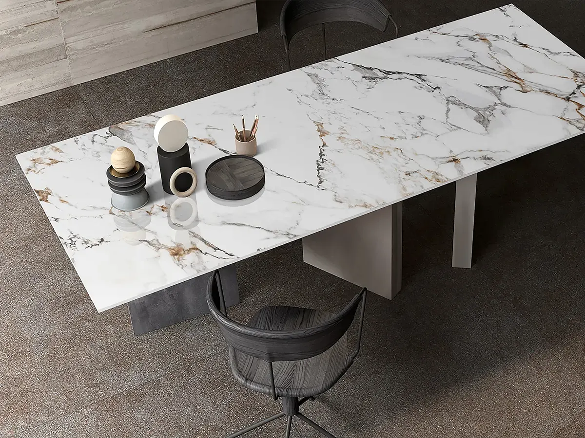 Коллекция Arabescato Gold в интерьере