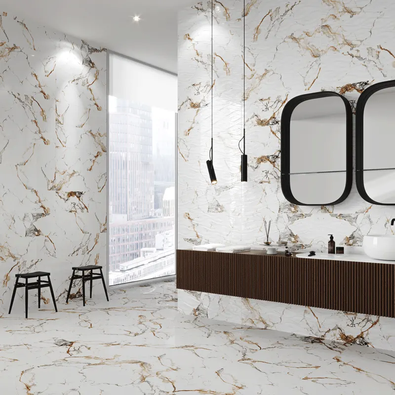 Calacatta Brillante в интерьере