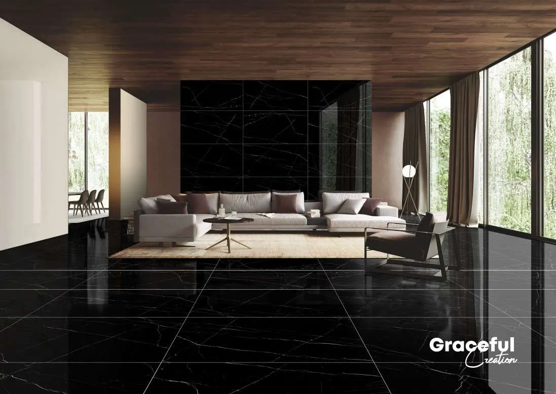 High Glossy 60x120 в интерьере