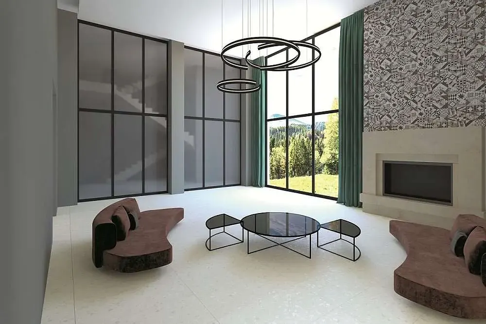 Интерьер с плиткой Stile Ceramic