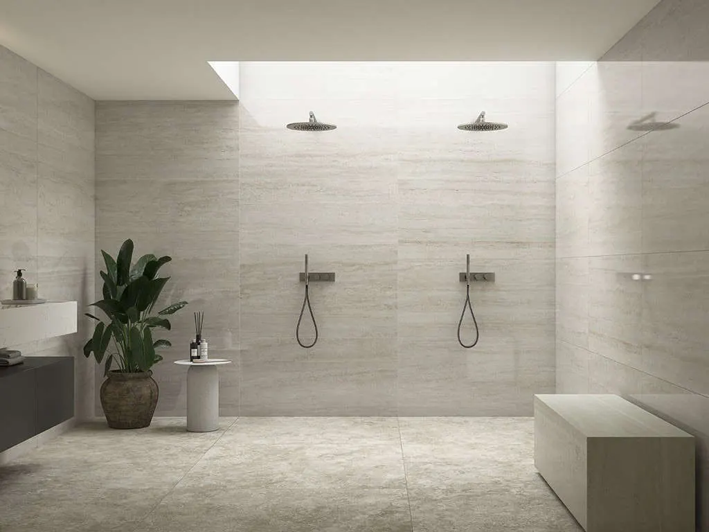 Travertino в интерьере