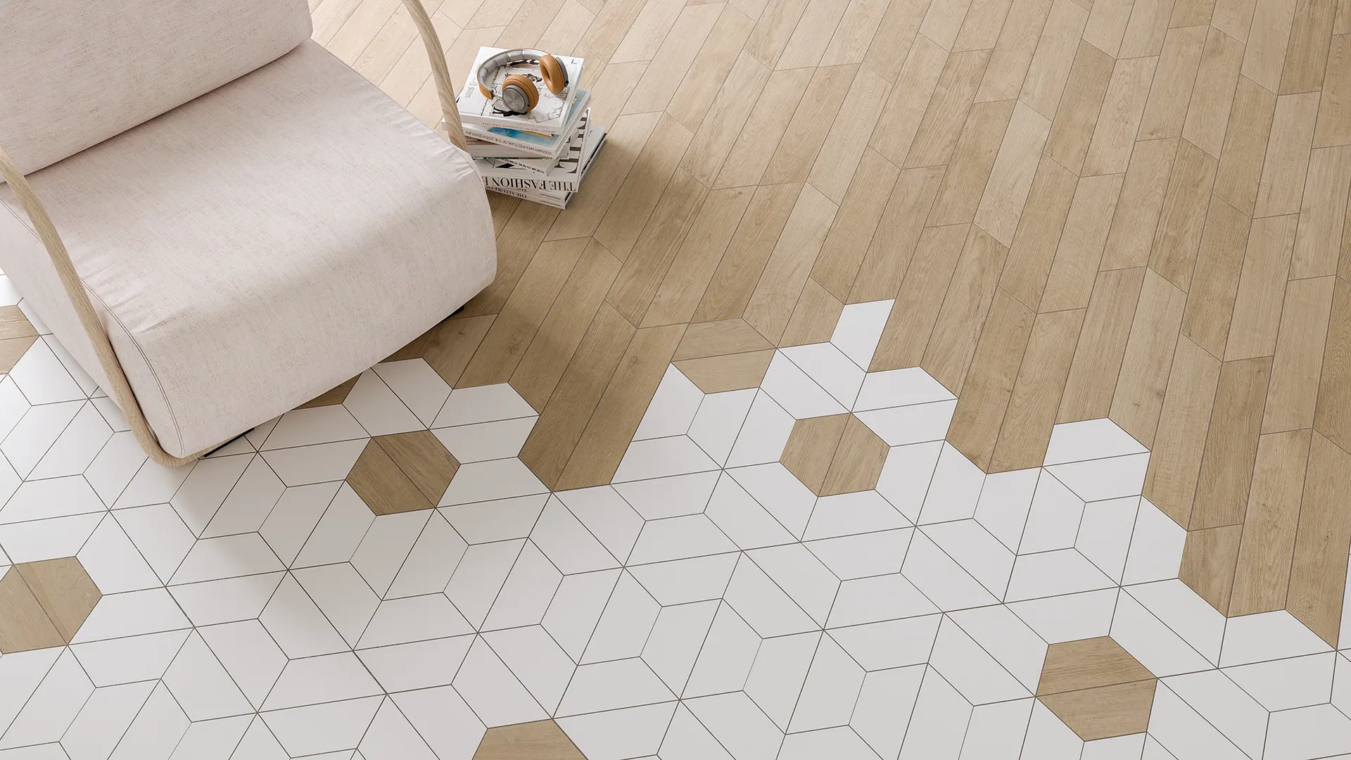 Floor Tiles в интерьере