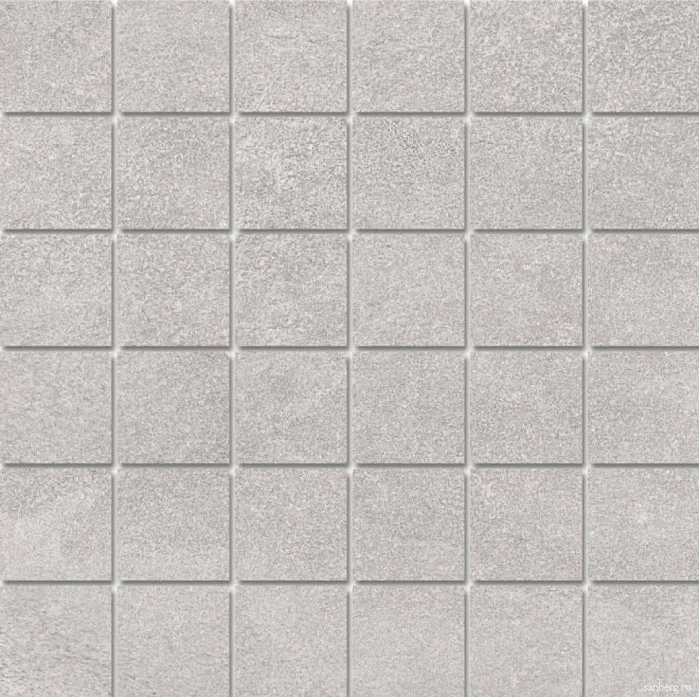 Декор керамогранит Kerama Marazzi Про Стоун Серый Светлый Мозаичный 30x30 9мм