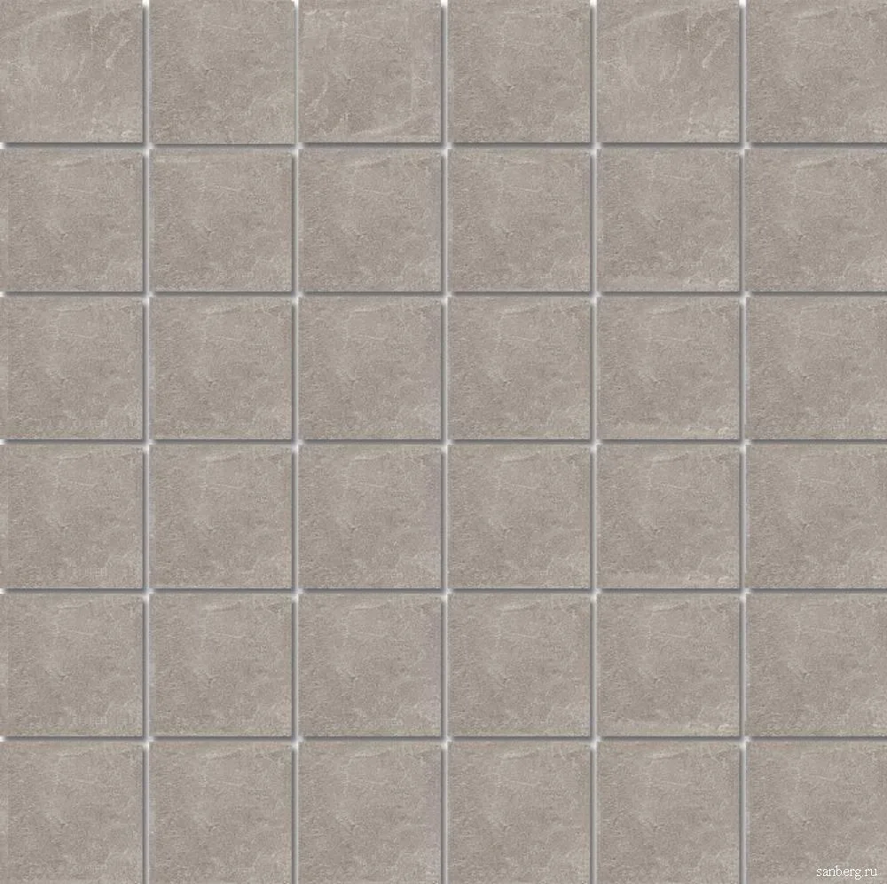 Декор керамогранит Kerama Marazzi Про Стоун Серый Мозаичный 30x30 9мм