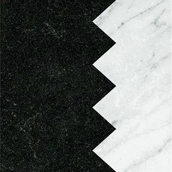 Керамогранит 41zero42 DANDY Comb Black_White 18,6х18,6