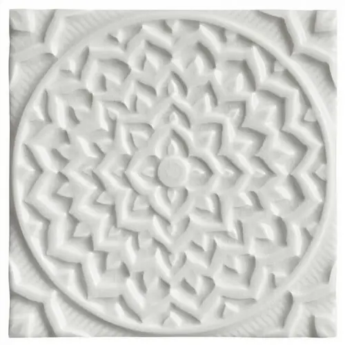Adex Earth Relieve Mandala Cosmos Gray 15x15