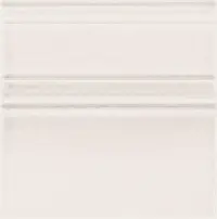 Adex Modernista Rodapie Clasico C/C Blanco 15x15