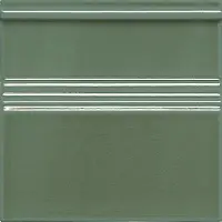 Adex Modernista Rodapie Clasico C/C Verde Oscuro 15x15