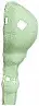 Adex Modernista Angulo Moldura Italiana PB N 3 C/C Verde Claro 2,3x5