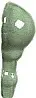Adex Modernista Angulo Moldura Italiana PB N 3 C/C Verde Oscuro 2,3x5