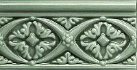 Adex Modernista Rilieve Bizantino C/C Verde Oscuro 7,5x15
