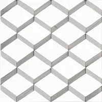 Adex Neri Decorado Madeira Blanco Z 15x15