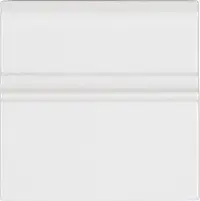Adex Neri Rodapie Clasico Blanco Z 15x15