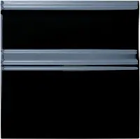 Adex Neri Rodapie Clasico Negro 15x15