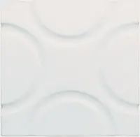 Adex Neri Relieve Geo Blanco Z 15x15