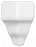 Adex Neri Angulo Exterior Cornisa Clasica Blanco Z 2,7x3,5