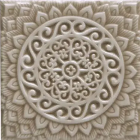 Плитка ADST4100 RELIEVE MANDALA UNIVERSE SILVER SANDS 14,8х14