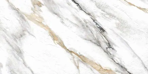 Керамогранит Alma Ceramica Arabesco Белый 8.5мм Sugar-эффект 114x57