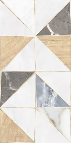 Настенная плитка Triangle Mix 249х500х8.5 глянцевая керамическая