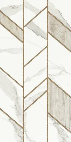 Настенная плитка Vertus Box Calacatta 24.9x50 матовая керамическая
