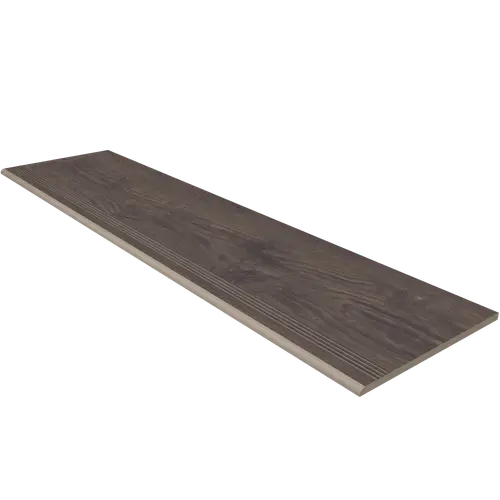 Ступень Selection SI04 30x120 непол. с насечками коричневая