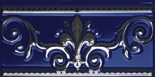 Плитка CENEFA NOBLESSE COBALTO SILVER 20х10