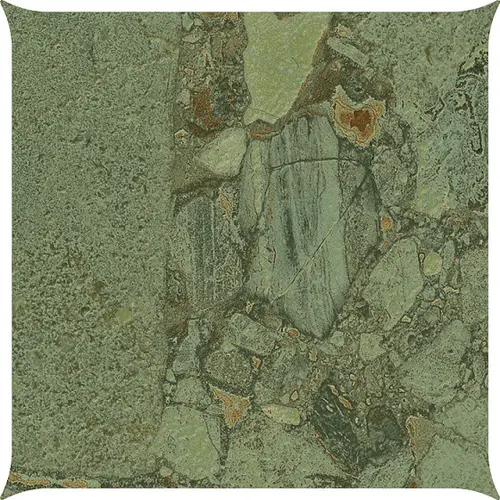 Керамогранит ARCANA BLACK&CREAM Checkers Starry Green Giada 24,3х24,3