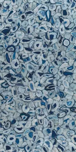 Керамогранит Ultra Agata Agata Blu Luc. Shiny 150x300 6 mm