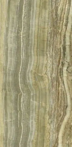 Керамогранит Ultra Onici Green Onyx Vein Cut Luc. Shiny 75х150 универсальный полированный