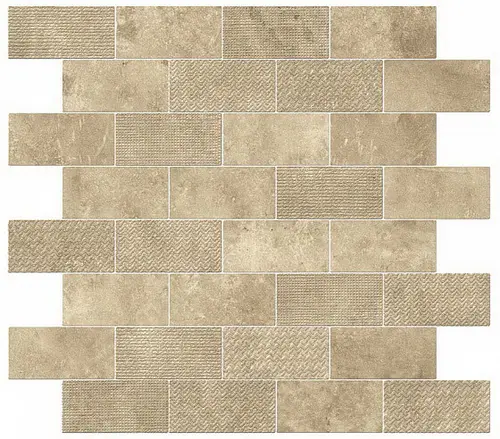 Aix Beige Minibrick Tumbled