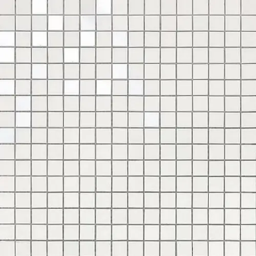 Solid White Mosaic