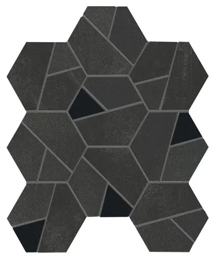 Boost Tarmac Mosaico Hex Black