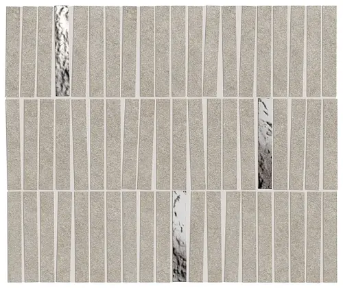 Мозаика Керамогранит BOOST MINERAL Pearl Mosaico Domino Lux