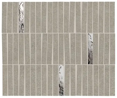 Мозаика Керамогранит BOOST MINERAL Grey Mosaico Domino Lux
