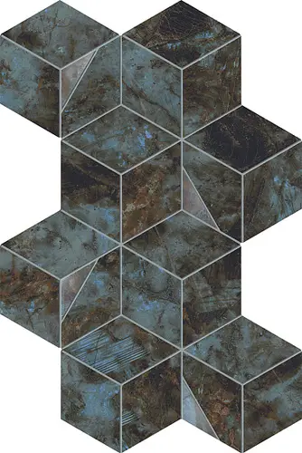 Мозаика Керамогранит ATLAS CONCORDE MARVEL DIVA Baobab Mosaico Hex Lappato