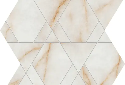 Мозаика Керамогранит ATLAS CONCORDE MARVEL DIVA Ice Crystal Mosaico Triangle Lappato