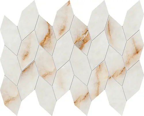 Мозаика Керамогранит ATLAS CONCORDE MARVEL DIVA Ice Crystal Mosaico Twist Lappato